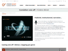Tablet Screenshot of fredericblindt.com